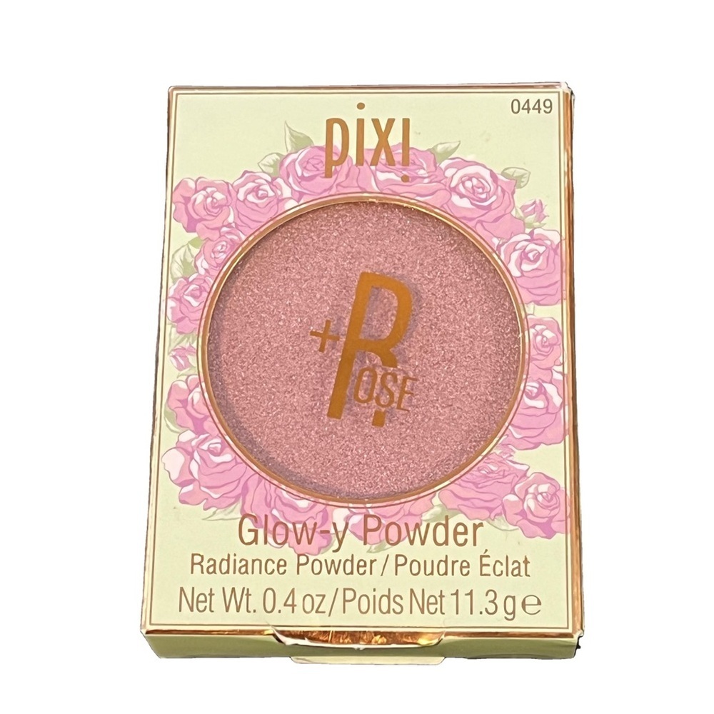 Pixi +Rose Glow-y Powder Rose Dew Radiance Powder Blush Highlight
